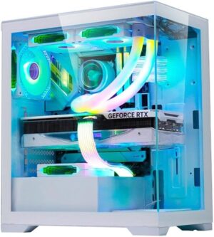 Gabinete Gamer POSEIDON WHITE II MICRO ATX - CG-W1F9