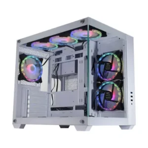 Gabinete Gamer K-Mex Aquario Hammerhead Shark Branco CG-WYH6