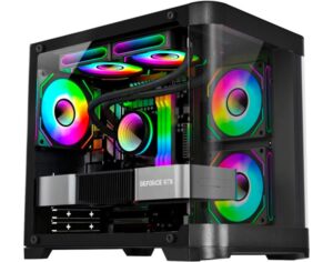 Gabinete Gamer AQUÁRIO CURVA CG-01AG MICRO ATX