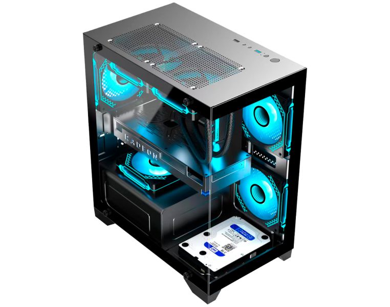 Gabinete Gamer POSEIDON II MICRO ATX - CG-01F9 - Imagem 2