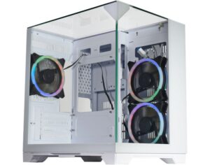 Gabinete Gamer AQUÁRIO VISÃO INFINITA WHITE CG-W3D3 MICRO ATX
