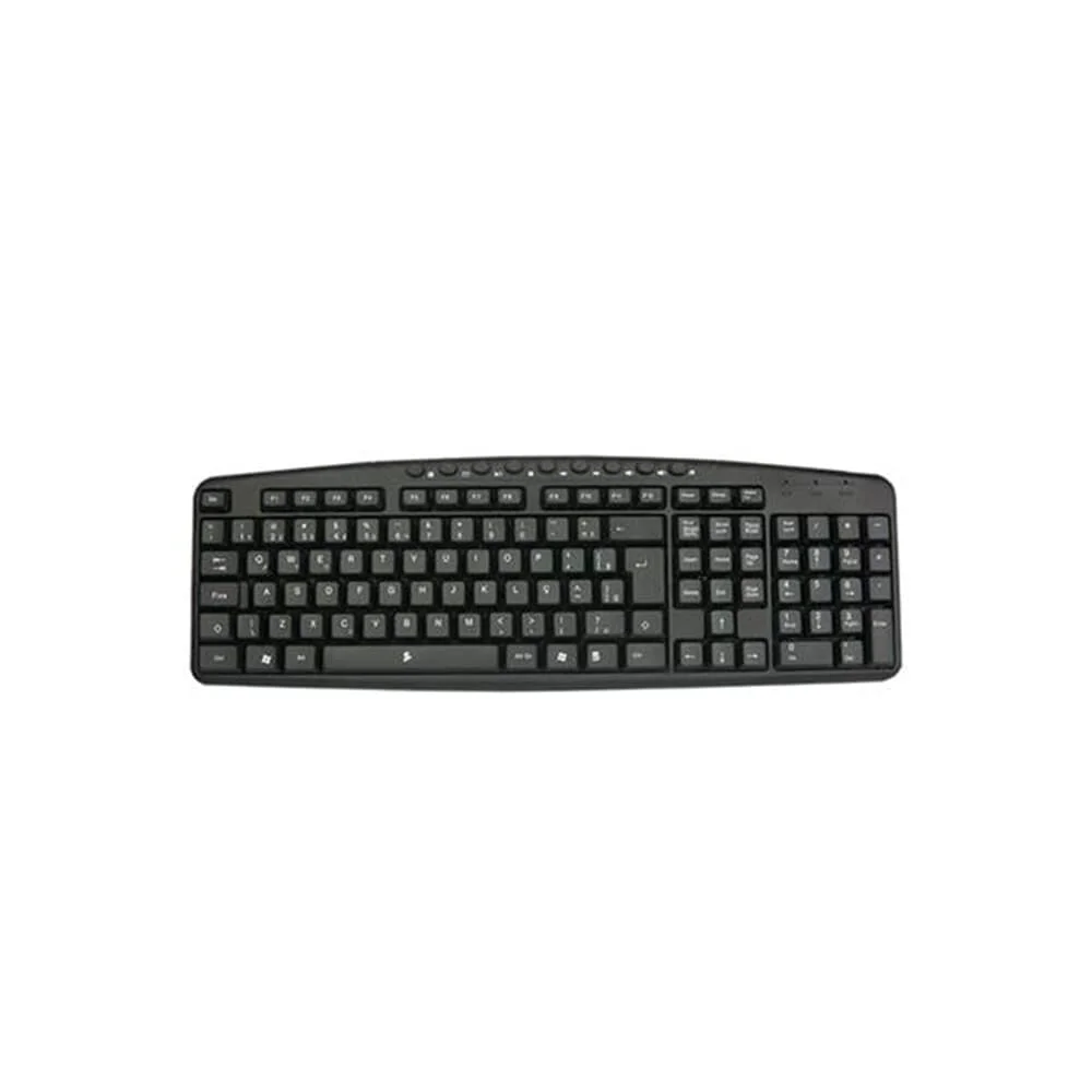 Teclado Office 5+ Multimídia, USB, ABNT2 - 015-0074 2