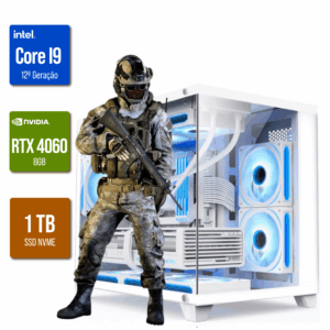Computador Gamer Intel I9 12ª Geração / 32GB DDR4 / NVME 1TBGB / VÍDEO RTX 4060 8GB