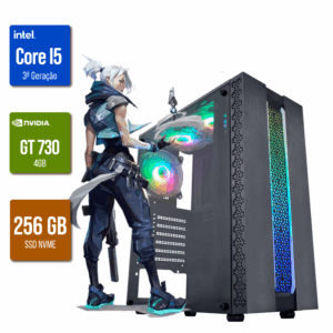 Computador Gamer Intel I5 3ª Geração / 16GB DDR3 / NVME 256GB / VÍDEO GT730